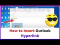 How to insert Insert Hyperlink in email body Outlook