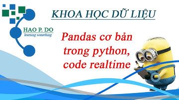 [DS] Làm việc với pandas (Overview)