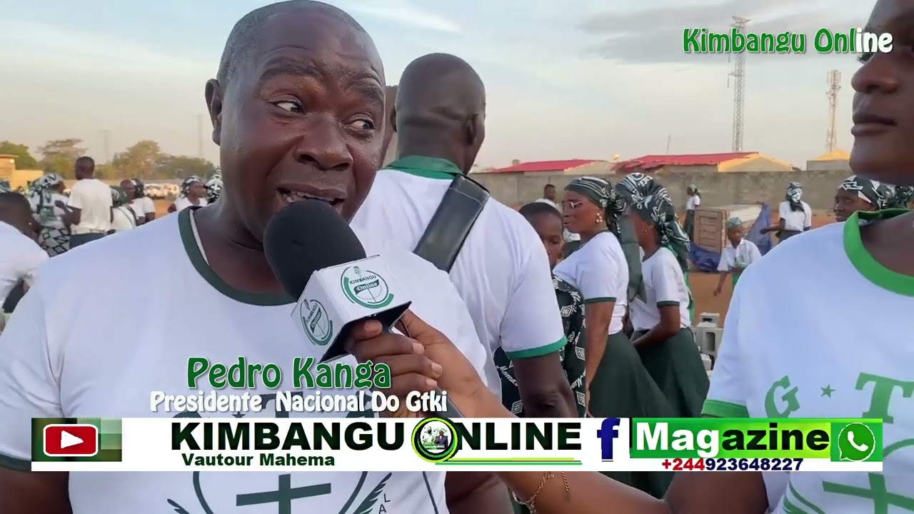 NINI EZO LEKA NA  ÉGLISE KIMBANGUISTE NA ANGOLA ? Culto Especial , Novo Colégio. Desfile de Honra .