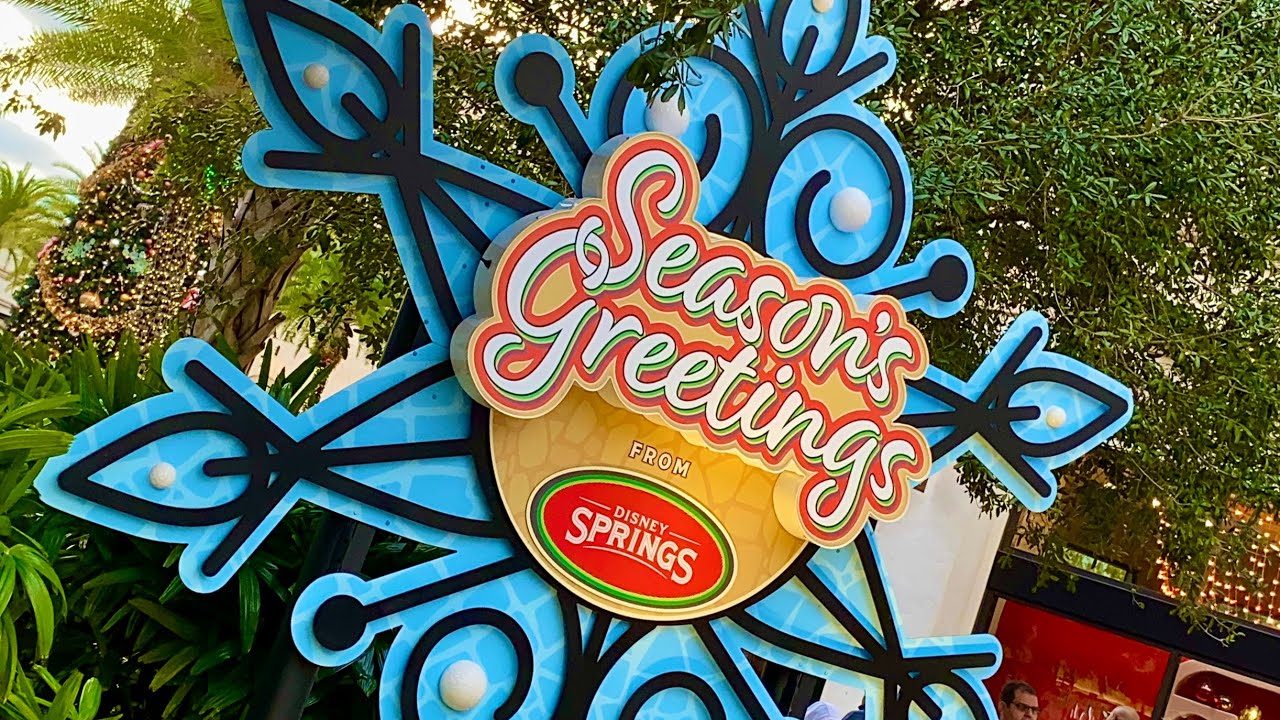 Checking Out the Christmas Tree Stroll 2023 Disney Springs December