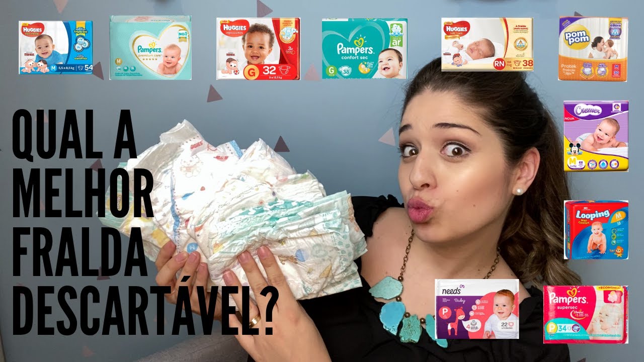 Qual a melhor fralda descartável? - YouTube