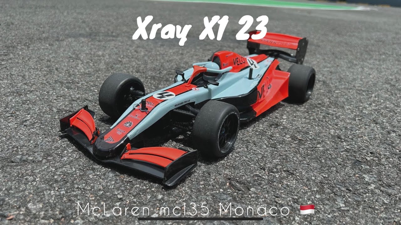 XRAY X1 23 Differential Gear with 21.5T x McLaren MCL 35 Monaco