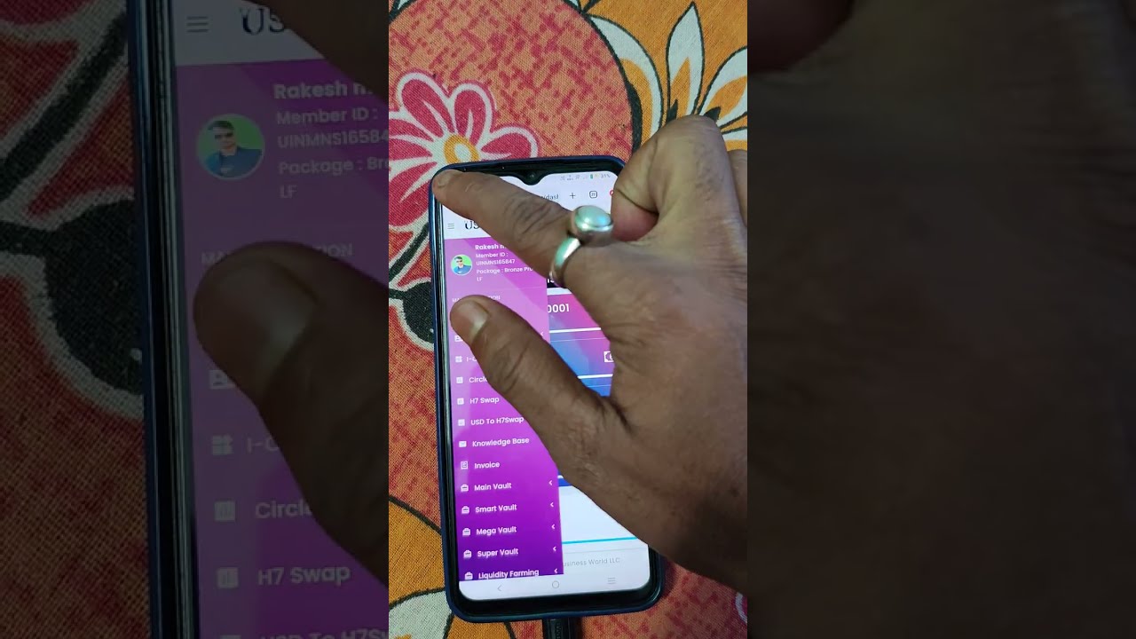 usbwllc to h7 swap fund transfer process