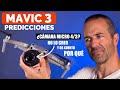 DJI MAVIC 3 | PREDICCIONES y LISTA DE DESEOS | ¿Micro 4/3? NO LO CREO