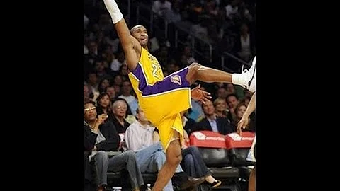 Kobe Bryant draining contested Three