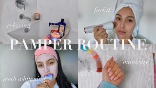 RELAXING PAMPER ROUTINE 2021 | SELF CARE DAY * satisfying *