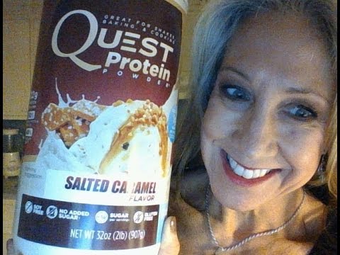 quest-protein-powder-|-salted-caramel-flavor-|-my-favorite!!!