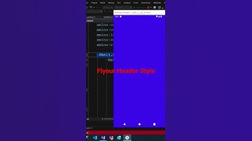 Flyout Header Navigation Style with Logo and Label.... #maui #restapi #mobileapp #sqlite3