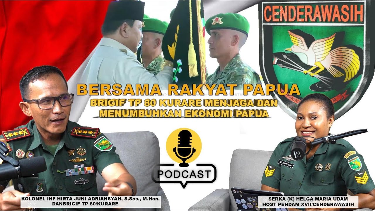 Bersama Rakyat Papua Brigif TP 80/KURARE Menjaga dan Menumbuhkan Ekonomi Papua