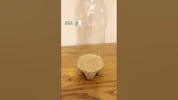 Make a sand time with kids! Easy science experiment #shorts