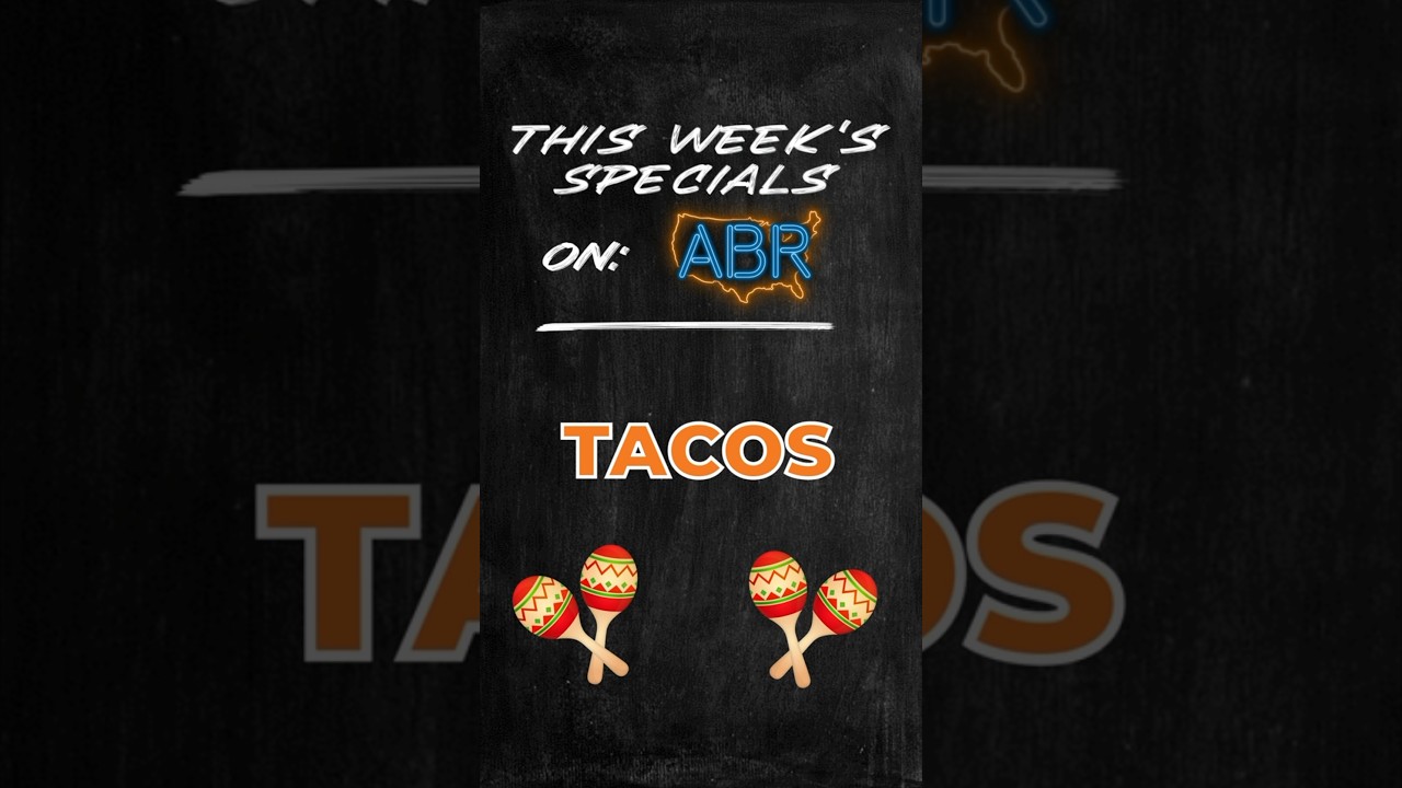 The ABR Roadshow is celebrating some of the awesome tacos that we featured recrently!