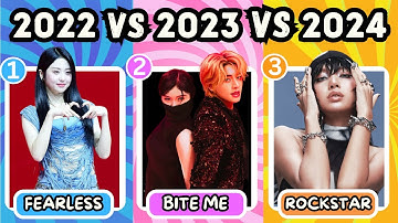 SAVE ONE KPOP SONG: 2022 vs 2023 vs 2024 | KPOP QUIZ | KPOP GAMES