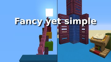 Compact, Reliable Multi-floor Bubble Elevator | Minecraft