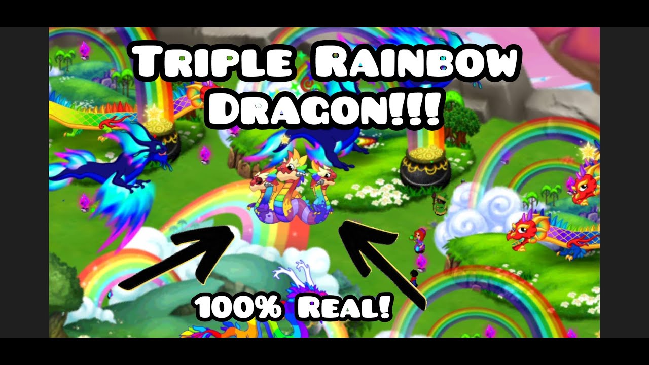 Dragonvale - How To Breed The Triple Rainbow Dragon Egg! 100% Real! I Did It! Add Me To Co Op Breed!