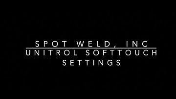 Unitrol SoftTouch Settings and Setup