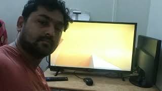 Connect Computer to TV (TCL). Using Vga cable. Invalid format problem solved 👍