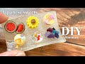 【樹脂粘土】ミニチュア 夏の和菓子 | DIY Miniature Japanese sweets WAGASHI | Air dry clay【ミニチュアフード】