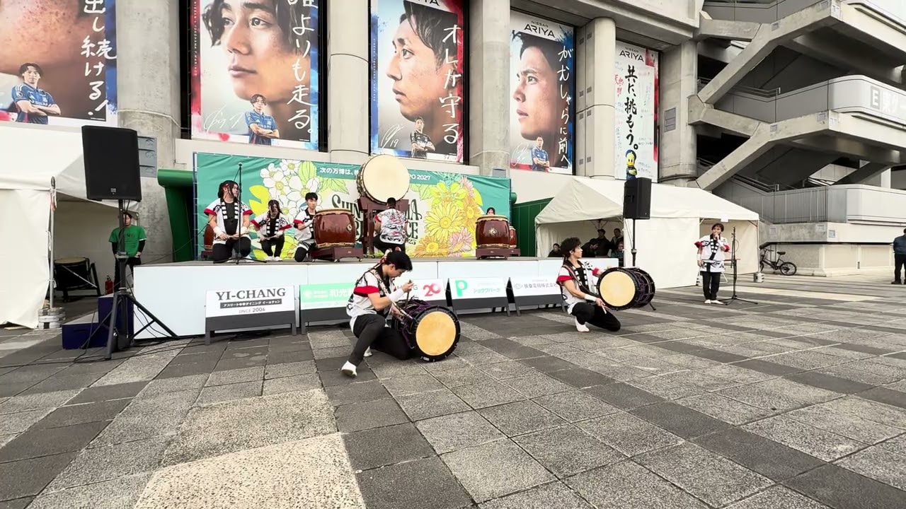 光明学園相模原高等学校 和太鼓部 新横浜パフォーマンス