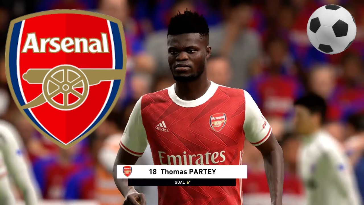 Thomas Partey Welcome to Arsenal | Thomas Partey Hat Trick For Arsenal | FIFA 20