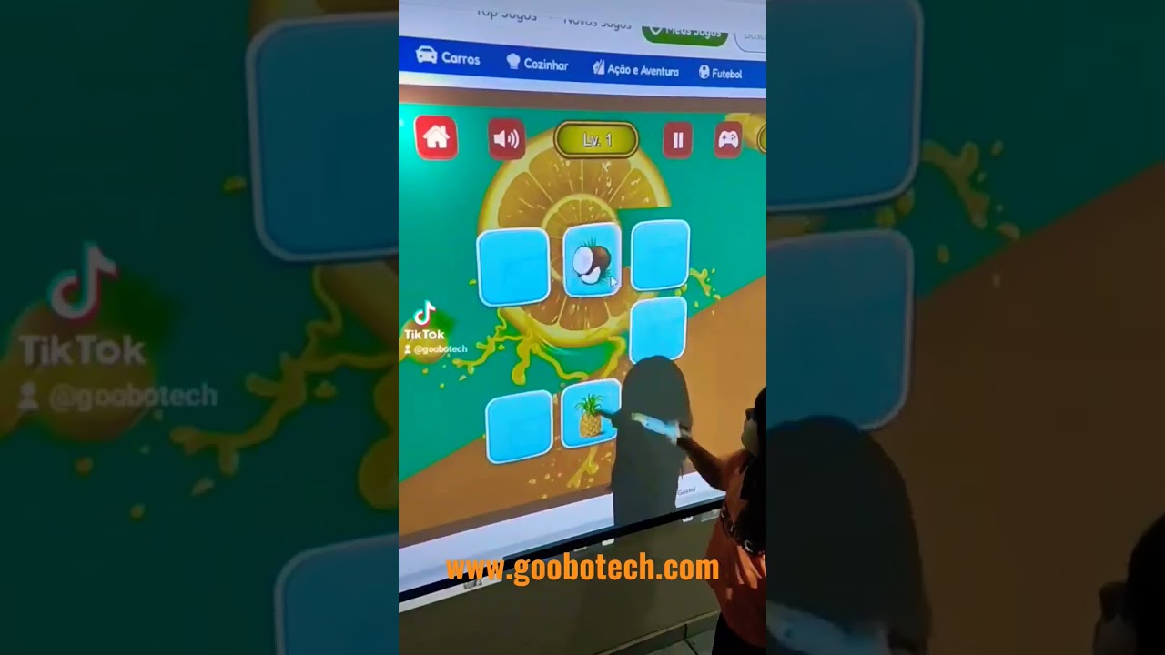 Jogos educativos com lousa digital - Goobotech