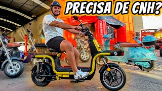 Conheci uma loja de MOTOS ELÉTRICAS! Precisa de CNH pra andar? Visita à MF Elétricos.