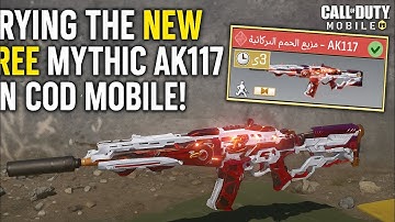 Trying the NEW Free Mythic AK117 in CoD Mobile! (Insane Gameplay!)