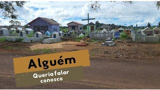 Será que tinha alguém querendo falar algo nesse cemitério