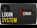 Login System - Part 3: Login Error Message Box erstellen (GI, UMG) ► Unreal Engine 5 Tutorial #UE5