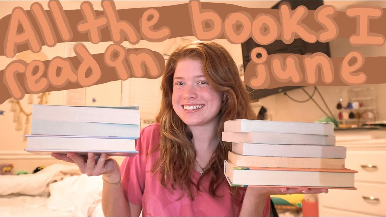 The 8 books I read in June! *goodish reading month* |Kyleigh R - YouTube
