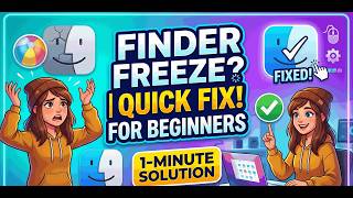 Mac finder Freeze ? Quick fix for Beginners