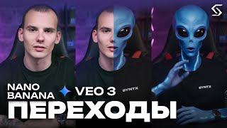картинка: Как делать хайповые переходы с Nano Banana и VEO 3?