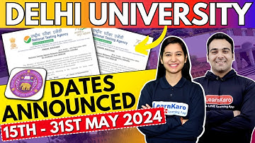 CUET 2024 Dates Announced By NTA 🥳🔥