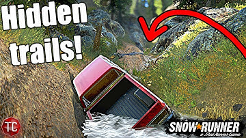 SnowRunner: These REALISTIC Trails are HIDDEN in Plain Sight! (Console mods GAMEPLAY)