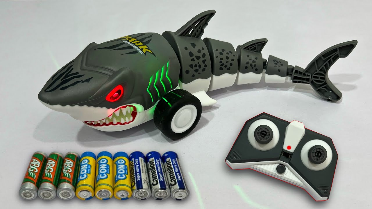 Unboxing R/C Shark Car, Monster Train, Missile Tank, R/C Cute Cars, 3D Remote Control Police Car
