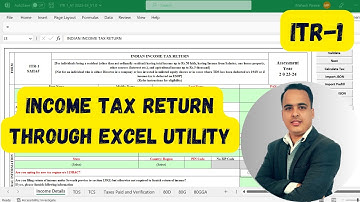 How to File Income Tax Return through Excel Utility ? Live Filing of ITR-1. #incometaxreturn #ITR