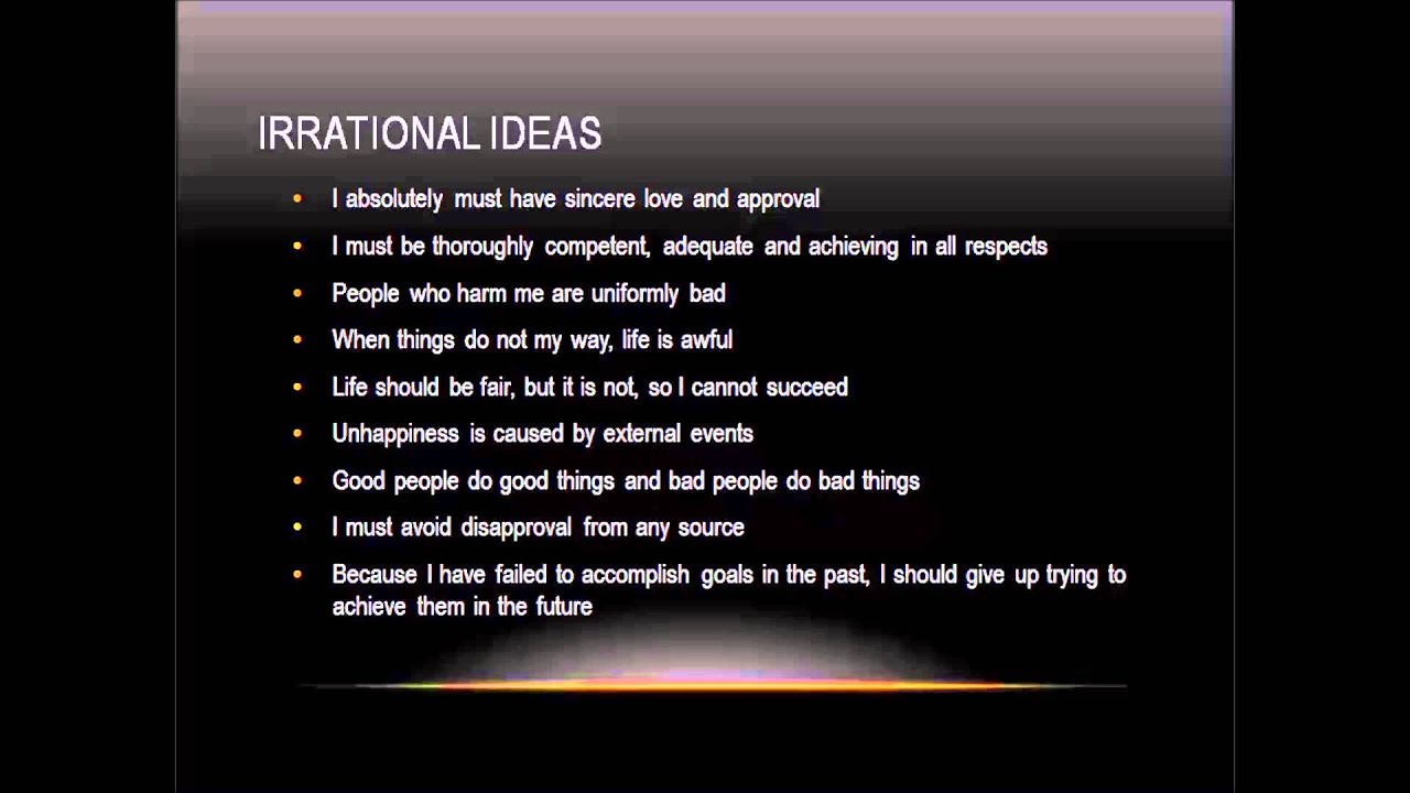 irrational ideas