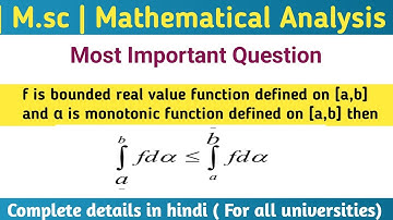 lower stieltjes sum is less than equal to upper stieltjes sum | Riemann stieljes integral | math