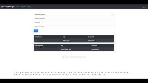 CS50 Project - Password manager