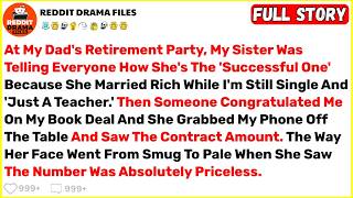 At My Dad's Retirement Party, My Sister Was Telling Everyone How She's The... - Best Reddit Stories