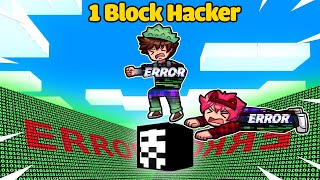 SẦU RIÊNG THỬ THÁCH SINH TỒN 1 BLOCK HACKER BỊ HACK SIÊU LỖI TRONG MINECRAFT*SẦU RIÊNG 1 BLOCK😭😟