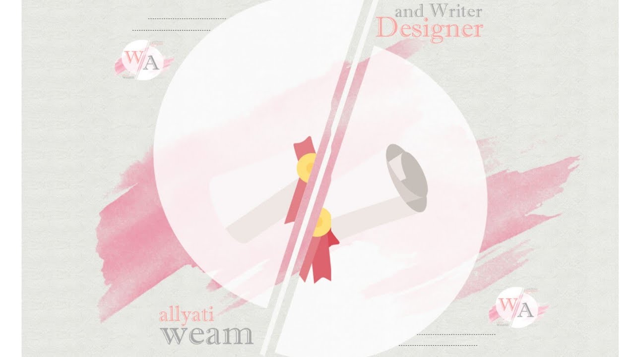 حفل تخرج إفتراضي لطالبات الصف ثالث ثانوي ، الثانوية العاشرة بعد المئة ؛ تصميمي