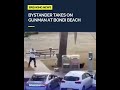 A brave man confronts one of the Bondi shooters