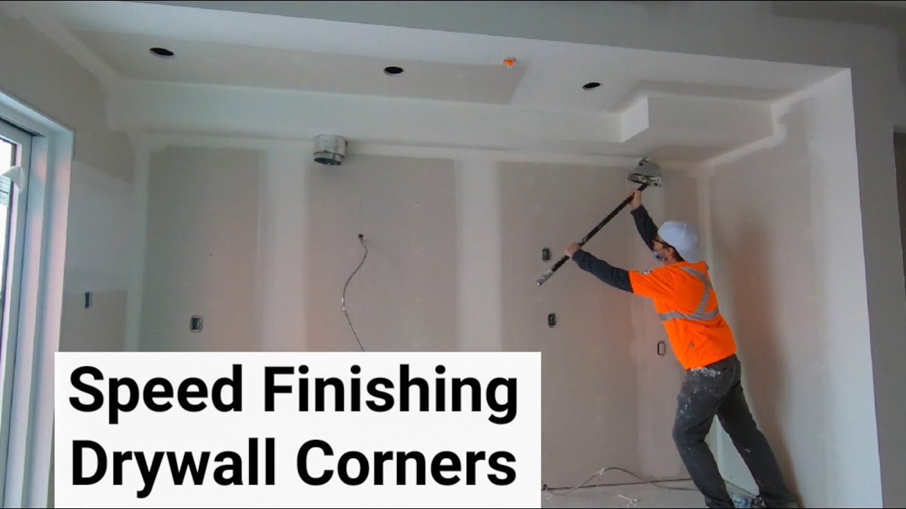 Speed Finishing Drywall Corners YouTube
