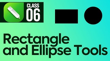 Rectangle and Ellipse Tools in CorelDRAW 2021 Class 6 - Urdu / Hindi