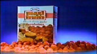 Publicité Biscuits Maxi Fruits Viau 1988 - Johanne Mckay - Karen Elkin