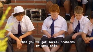 Jonah talks to a year 7 ranga - Summer Heights High