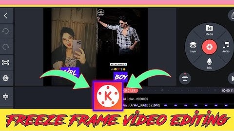 freeze frame video editing tutorial in Hindi | kinemaster se