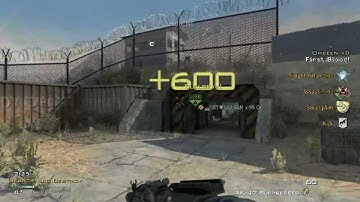 Epic MW3 Throwing Knife Kill Oweeen xD Your Not Grizz Baby