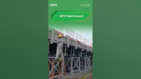 🔧 Building Higher, Smarter – GETO Table Formwork in Action