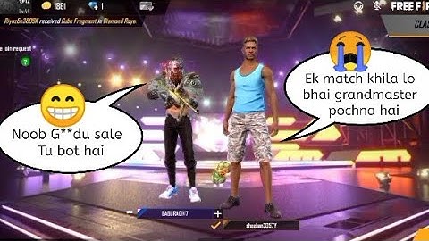 Random player called me noob 1v1 Custom 😁😁😁